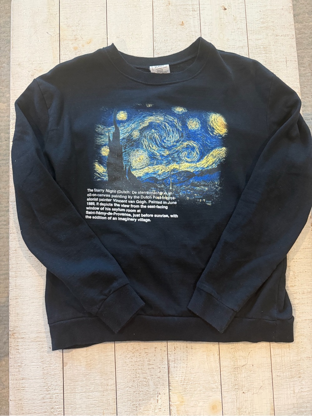 Return to Sender “The Starry Night” Graphic Sweatshirt – Size Mediumy